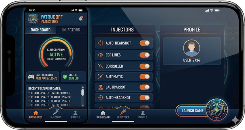 yatrucoff free fire injector